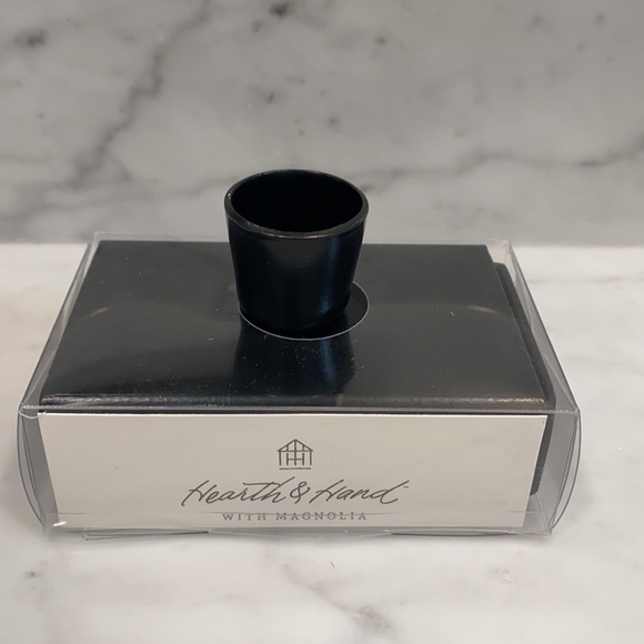 NWT Hearth & Hand with Magnolia Taper Candleholder Built In Matchbox and… - Picture 4 of 7